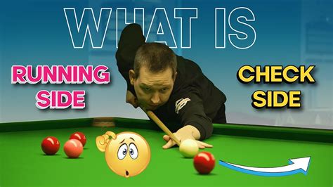 snooker side spin technique.